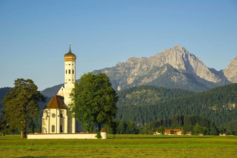 Baroque church of St. Coloman
