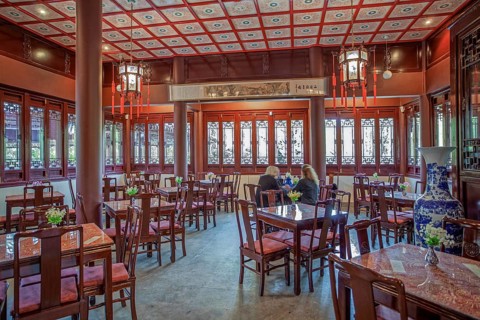 Chinese Teahouse Interior Photo Mannheim Germany