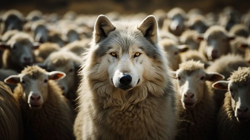 A wolf in sheep's clothing