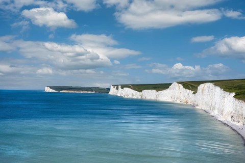 The Seven Sisters chalk cliffs