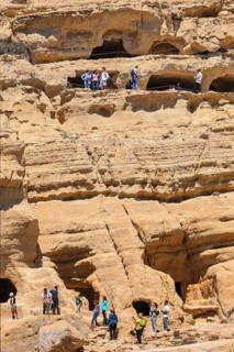 Residential caves on Matala beach