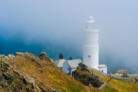 Sea Fret over Start Point Lighthouse
