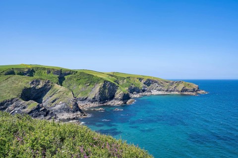 Rugged coastline near Port Isaac