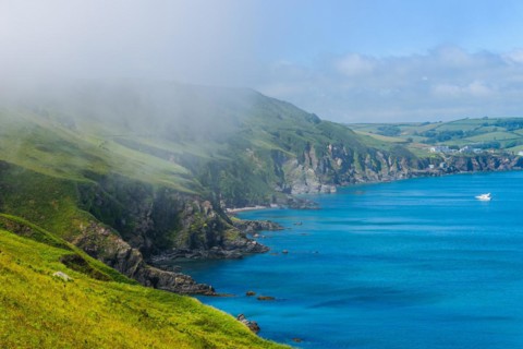 Sea Fret over Cliffs