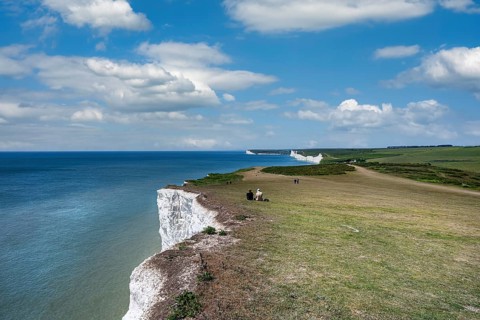 Chalk cliffs at Beachy Head