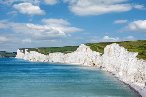 The Seven Sisters chalk cliffs