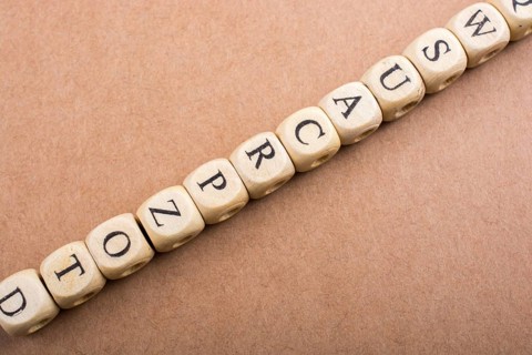 Letter cubes of Alphabet made of wood