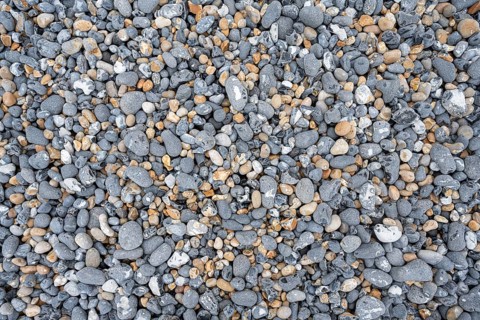 Round cut pebbles