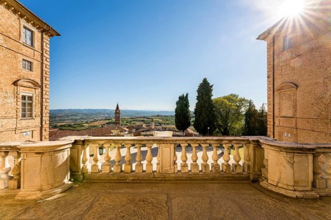 View from the castle on Govone