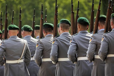 Soldiers of the Guard Battalion of the German Armed Forces