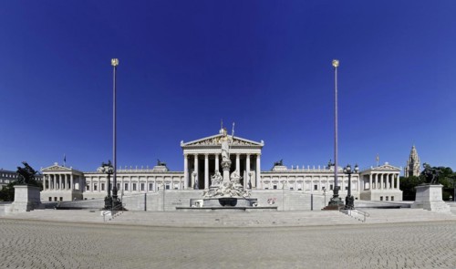 Parliament building on the Ringstrasse
