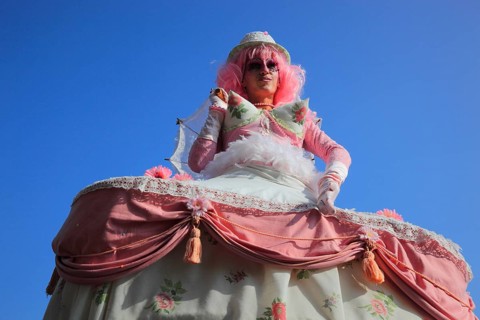Woman in fantasy costume