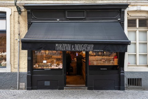 Sweet shop in the old town of Bruges
