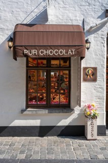 Window of a chocolaterie