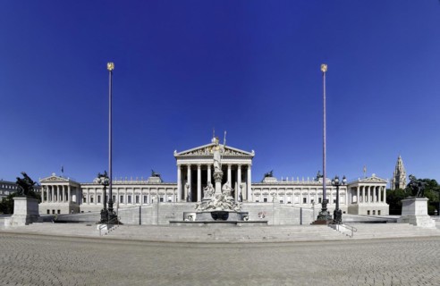 Parliament building on the Ringstrasse