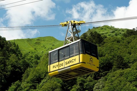 Cable railway to the Sancy summit