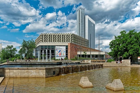 Civic hall and Dorint Kongresshotel