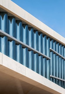 Qatar National Library building in Doha