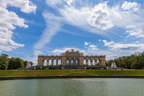 Early Classicist collonade Gloriette