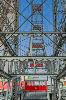 The Vienna Giant Ferris Wheel in the Prater amusement park