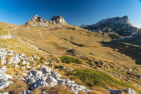 Mountain landscape at Sedlo Pass