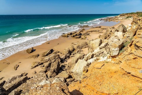 The Calas de Roche beach coves near Conil de la Frontera