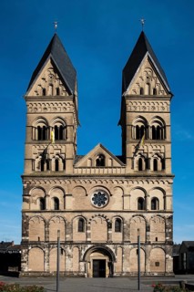 West facade of the Mariendom in Andernach
