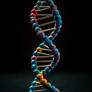 Symbolic image DNA double helix