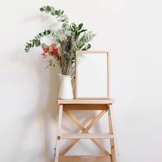 Flower frame stool