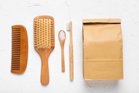 Spa pack hygiene bath scrubbing concept