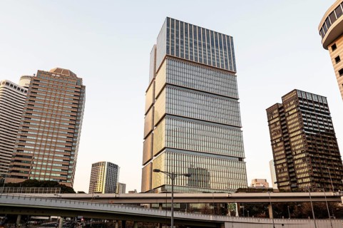 Urban landscape skyscraper japan