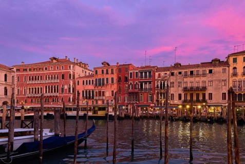 Sunset view of Grand Canal