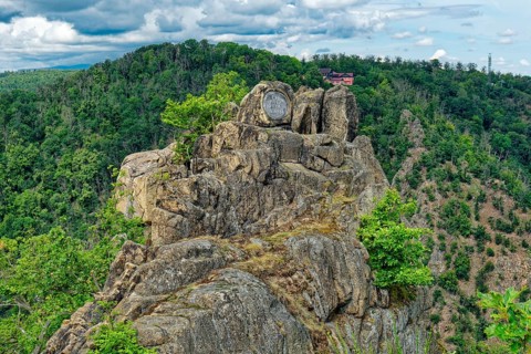 Ernst Wachler Rock at the Hexentanzplatz
