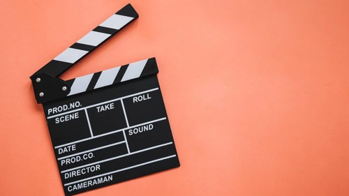 Open clapperboard