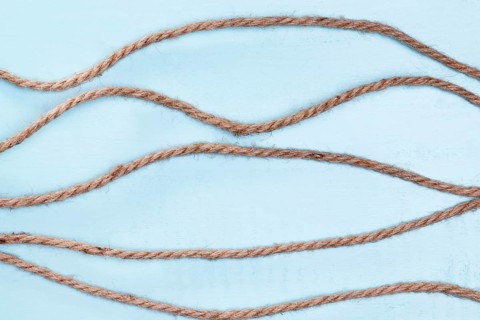 Twine strong beige rope horizontal lines