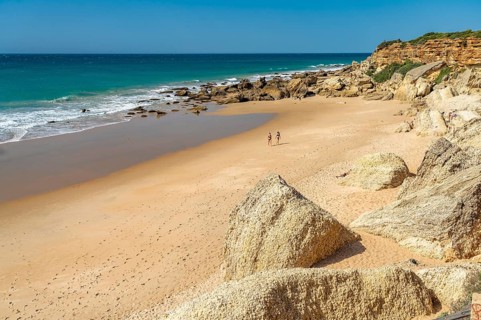 The Calas de Roche beach coves near Conil de la Frontera