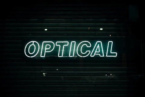 Optical sign neon lights