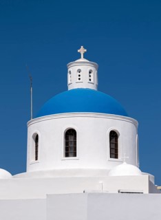 Dome of Church of Panagia Platsani Akathistos Hymn