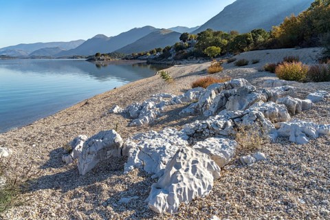 Lake Scutari beach near the village of Donji Murici