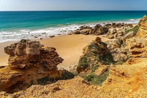 The Calas de Roche beach coves near Conil de la Frontera