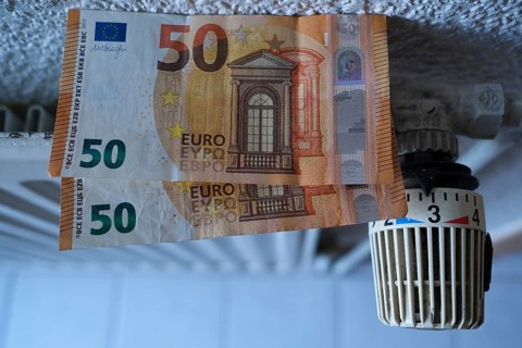 Symbolic photo on the subject of heating costs