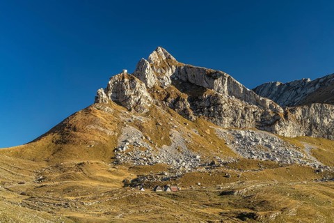 Mountain landscape at Sedlo Pass