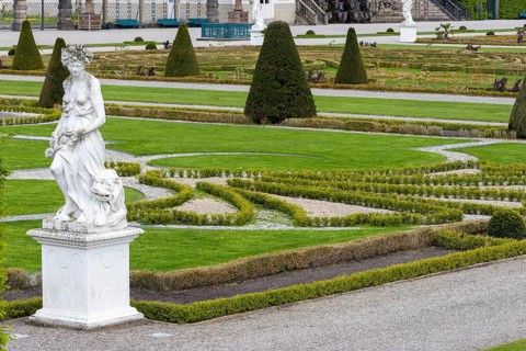 Baroque sculptures in Herrenhaeuser Gardens