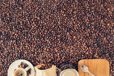 Coffee decoration with space top