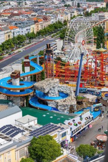 View of the amusement park