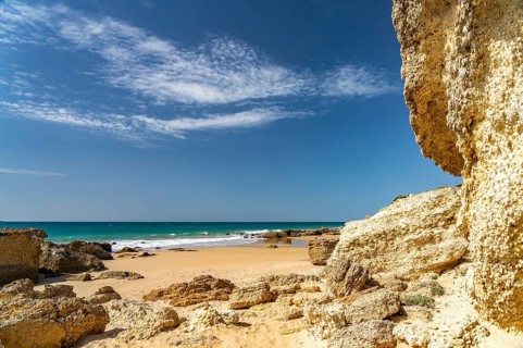 The Calas de Roche beach coves near Conil de la Frontera