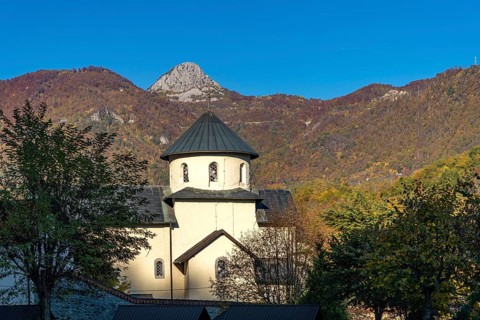 The Serbian Orthodox Monastery of Moraca near Kolasin