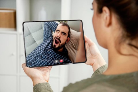 Video call with friend tablet