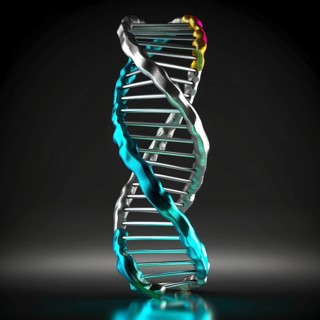 Symbolic image DNA double helix