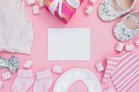 Bright arrangement girl newborn